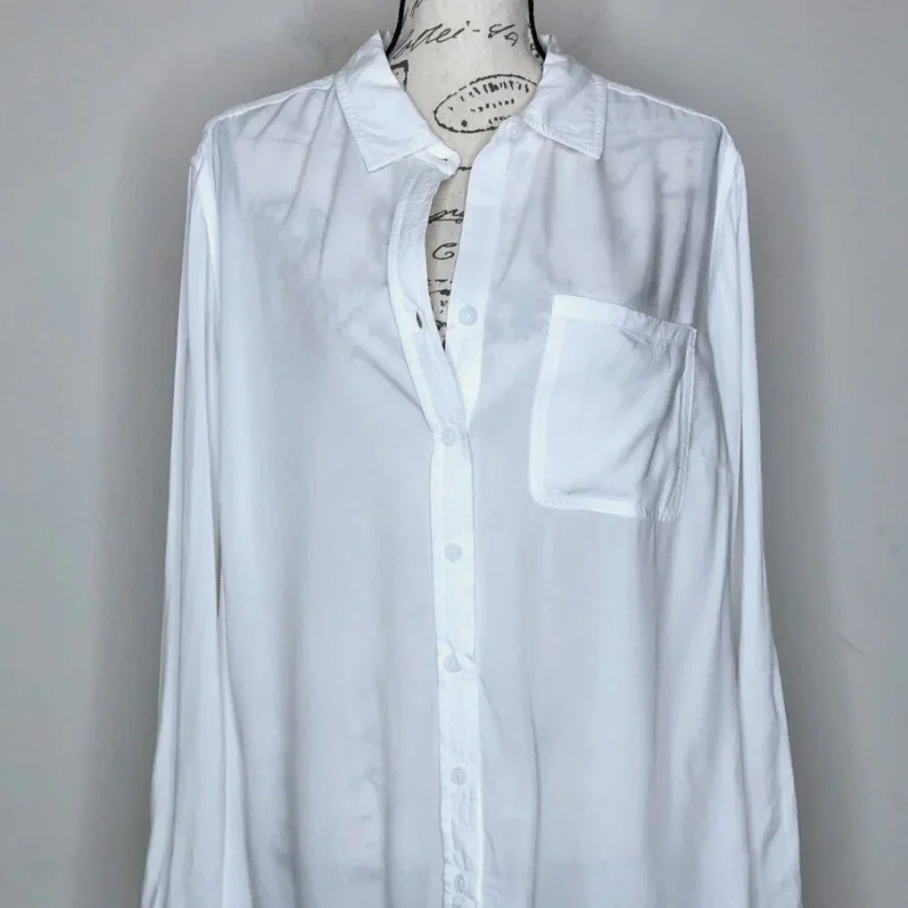 soft white button down - Picture 2 of 7